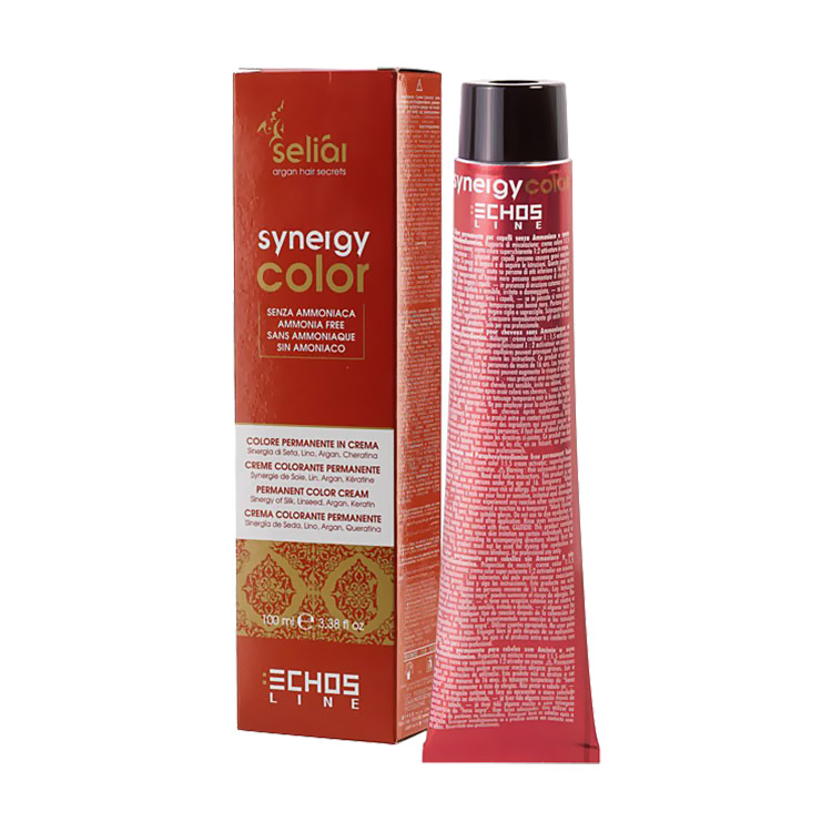 Безаміачна крем-фарба для волосся Echosline Seliar Synergy Color з арганою та кератином 4.2 Chestnut Violet, 100 мл